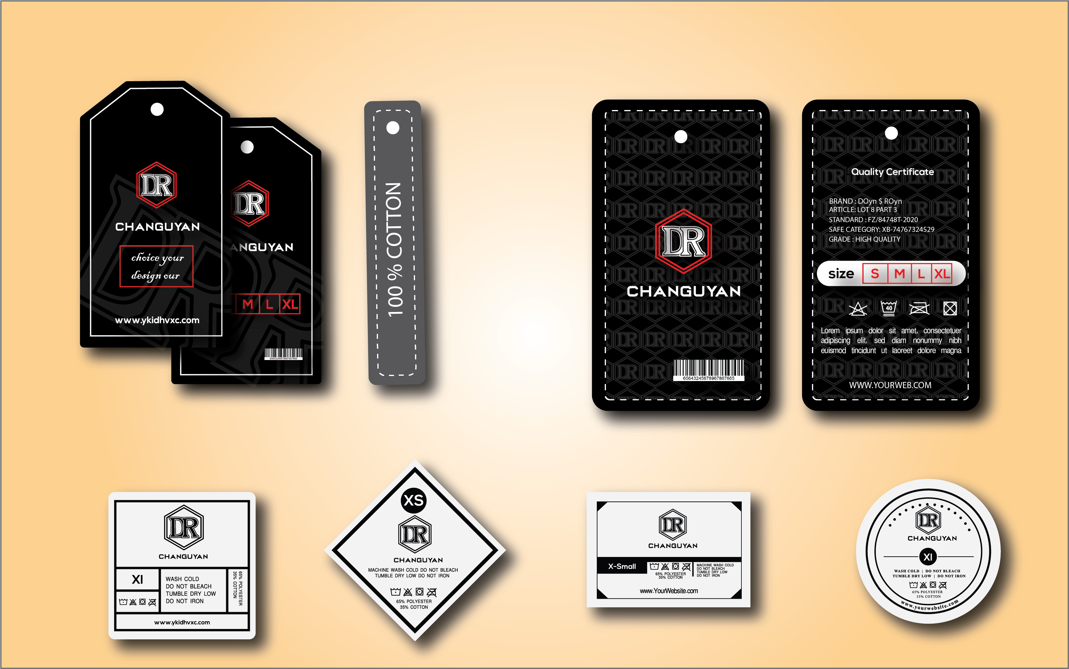 I will design cloth label, hang tag for you in 6 hours