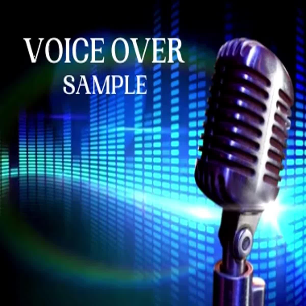 Professional High Quality Voice Over, 100 words 