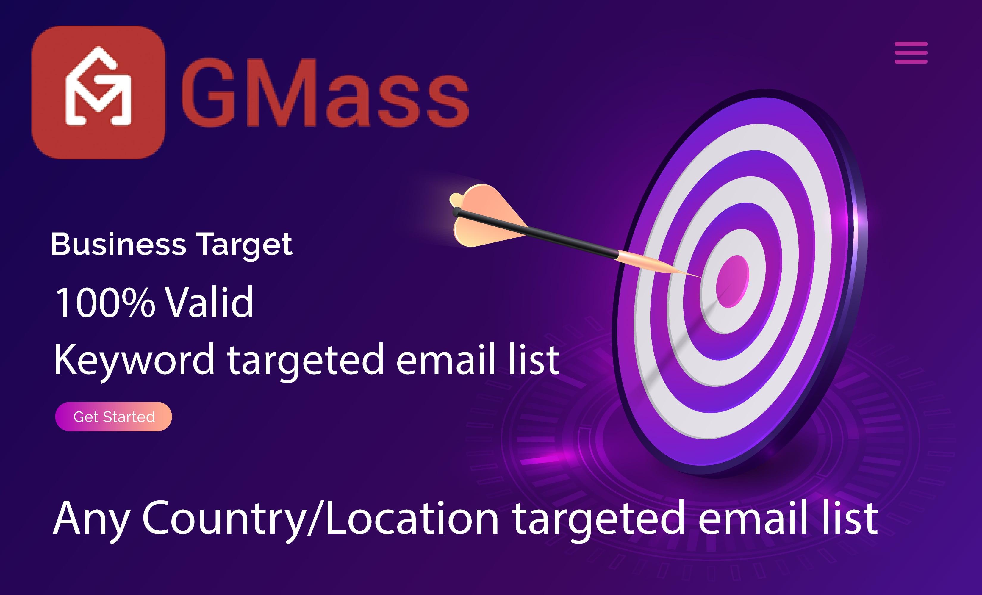I will collect 5000 niche targeted email list for your business