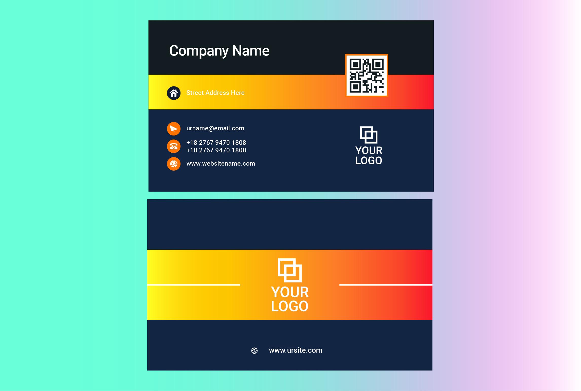 I will design professional business card and do 3 realistic mockups