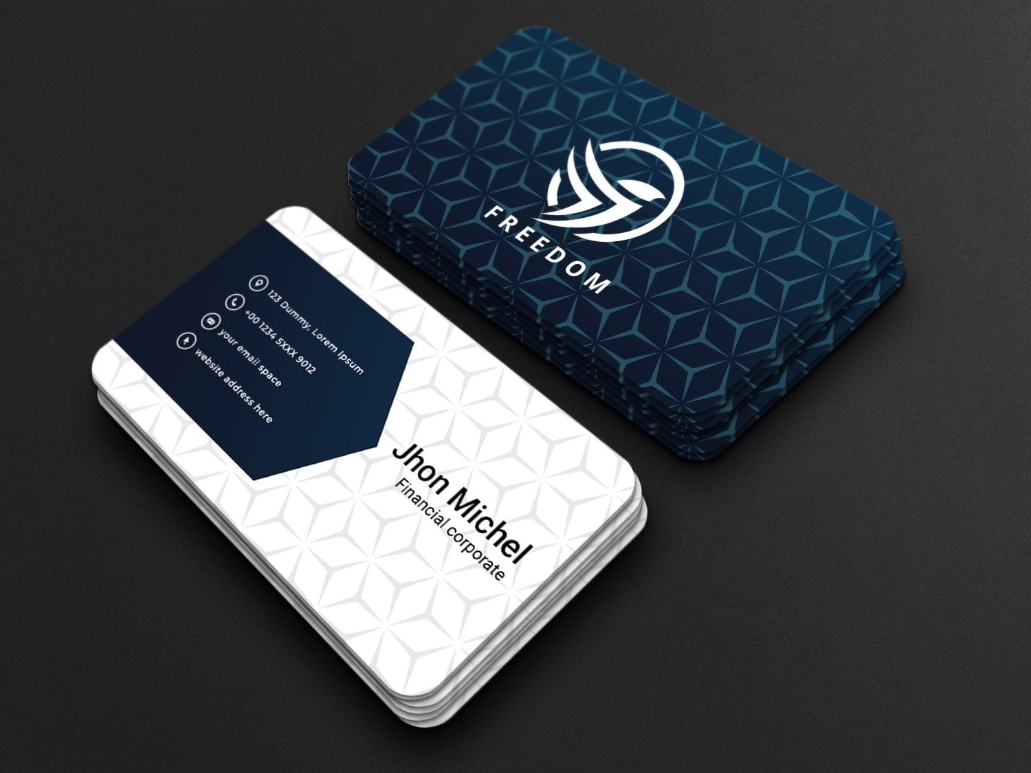 I will creative design business card, letterhead, and stationary