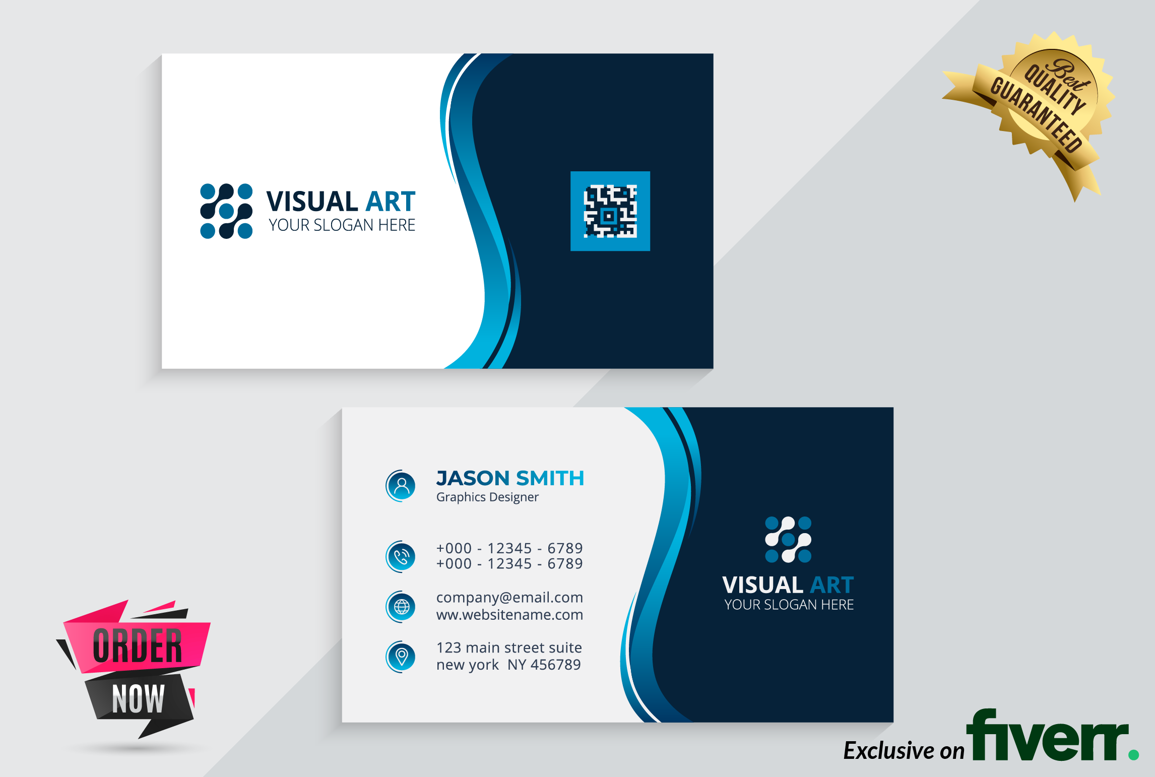 I will design a business card for you