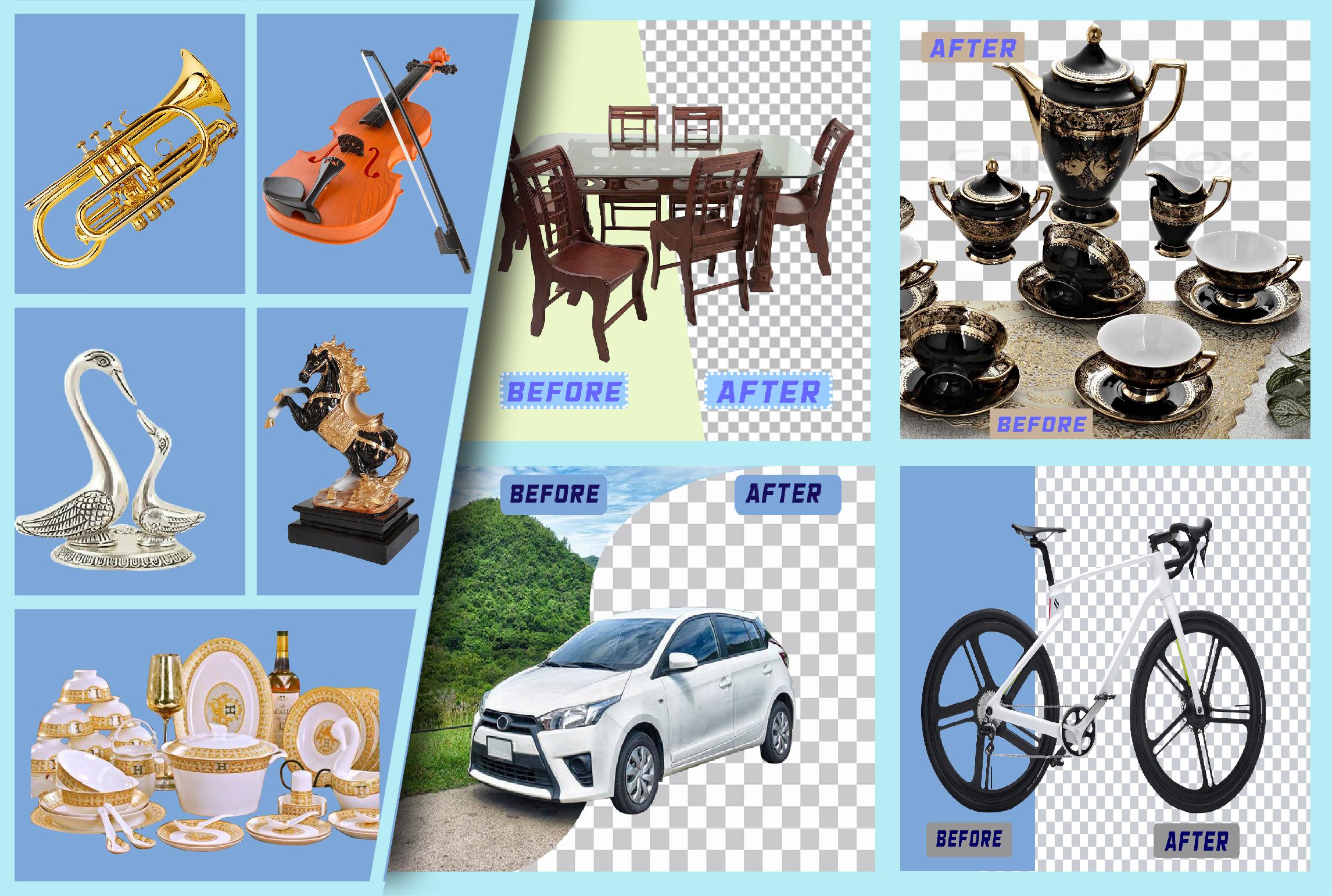 I will do background remove,change background and clipping path service