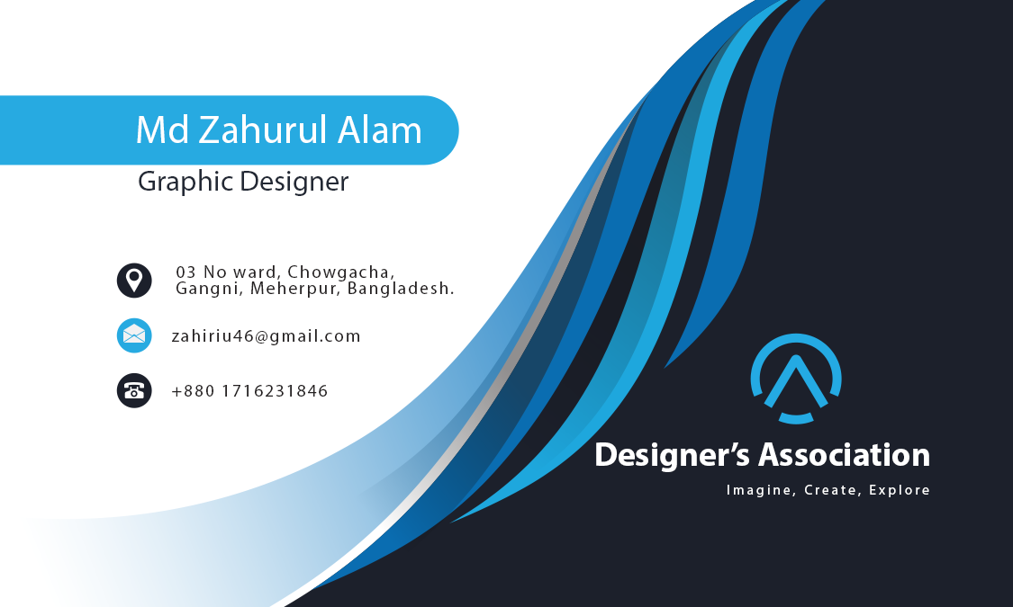 I will do professional business card,letterhead and full stationery.