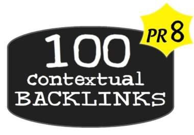  will make *100* PR1 to PR8 Contextual Backlinks + 10000 Blog Comments + Report included for
