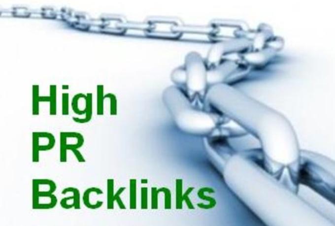 Manual backlink to 35 High PR3 to PR8 Sites, make an rss, Submit rss, ping all urls