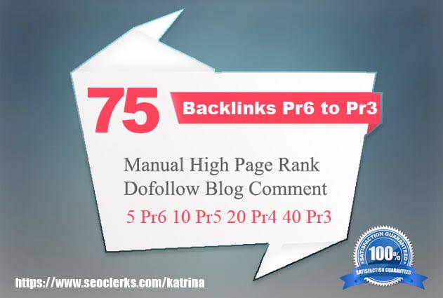 provide manually 75 dofollow permenent backlinks that will boost your ranking on google