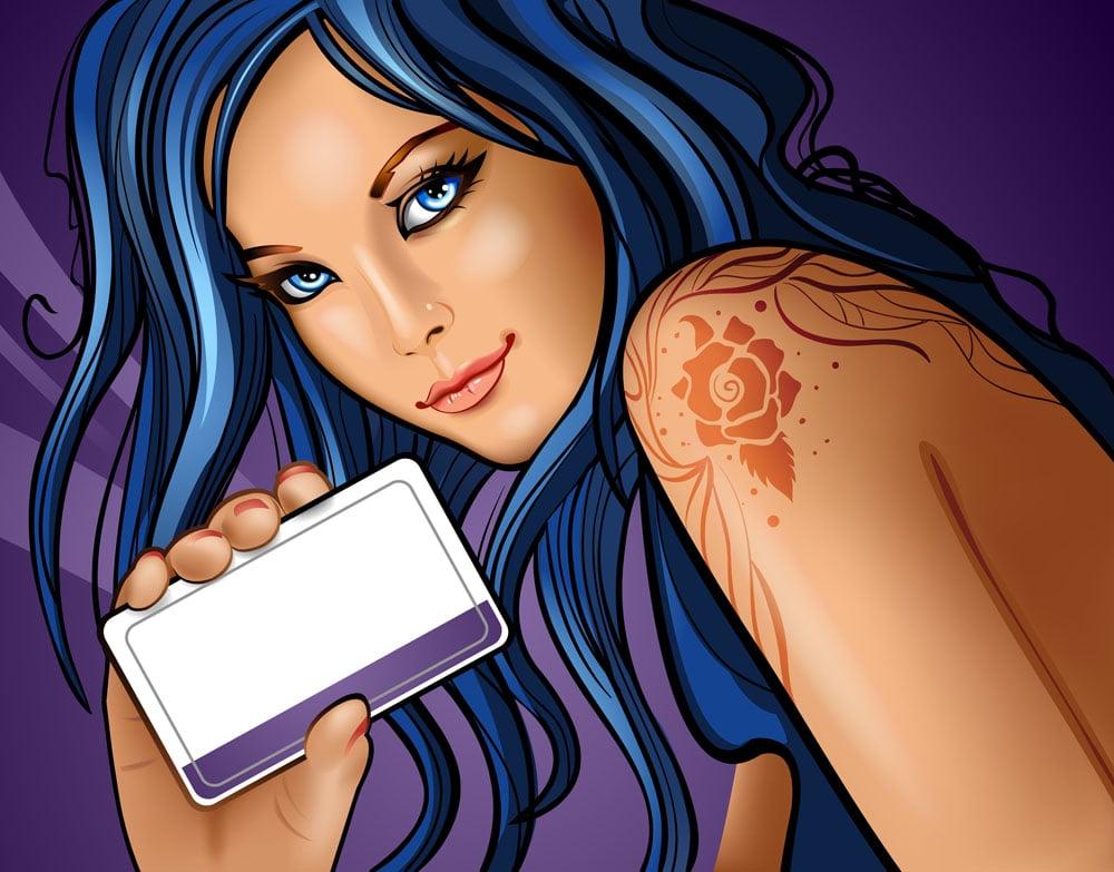 Create a High Quality business id card for your business