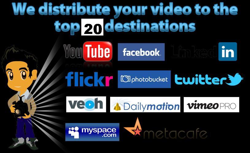 Make 20 Video submissions for your seo