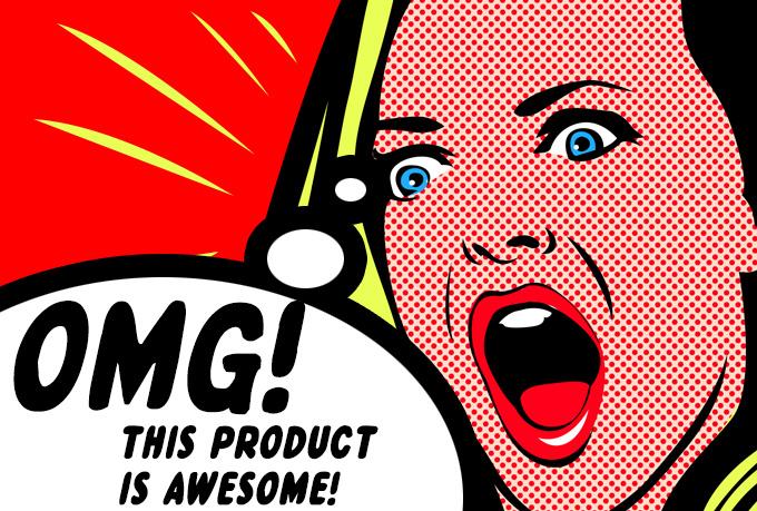 create a STRIKING advertisement 