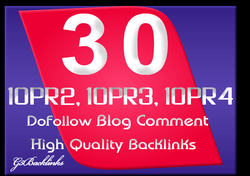 I will give blog comment 10 PR2, 10 PR3, 10 PR4