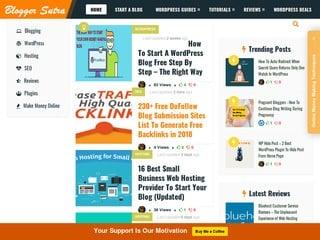 Bloggersutra - Free WordPress Guide, Blogging, SEO & Money Making
