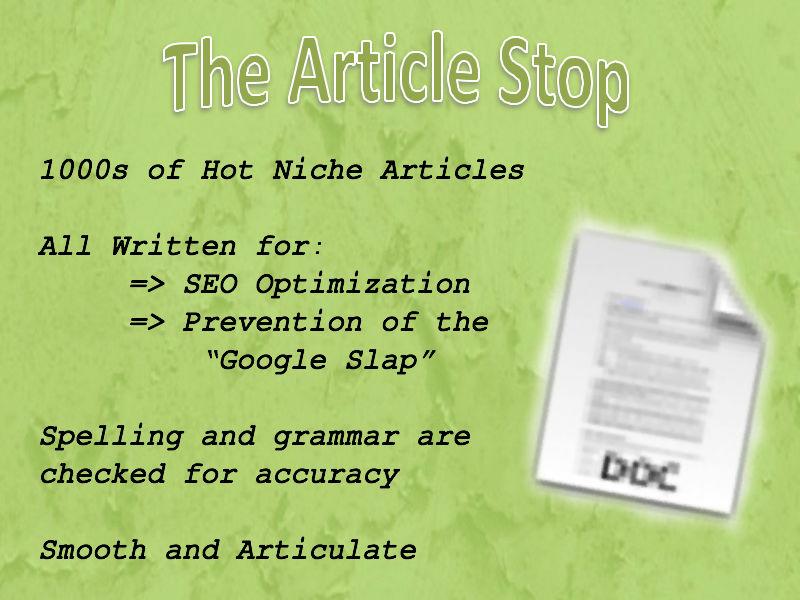 I will write and re-write your article