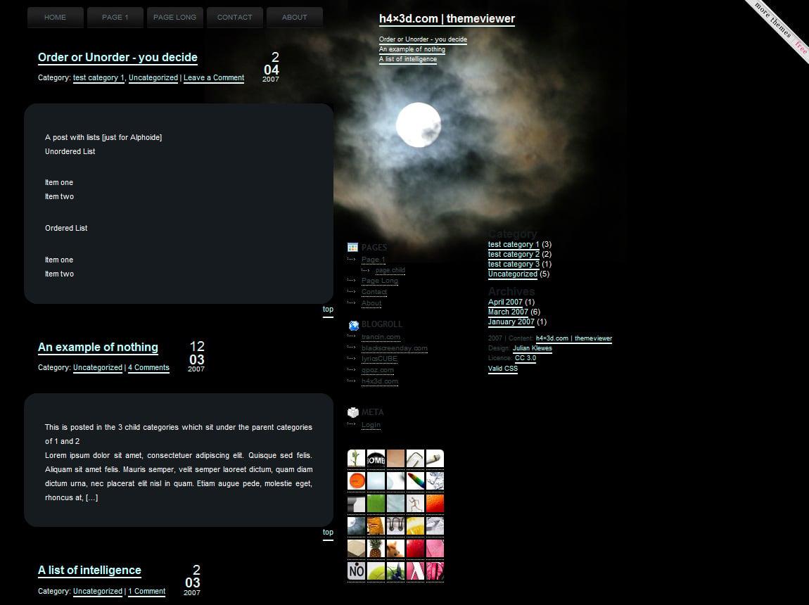 Two pages based Profssional website creation 