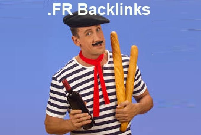 build 5 Dofollow FRENCH Domain Specific SEO Website Backlinks