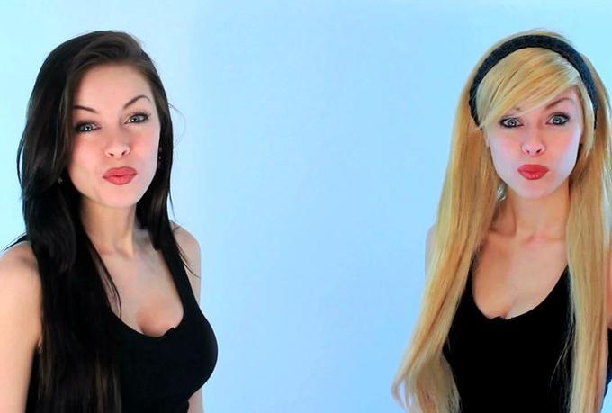 create a promotional video featuring twins