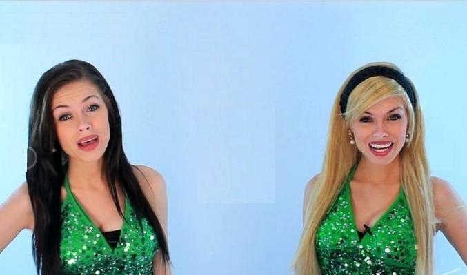 create a promotional video featuring twins