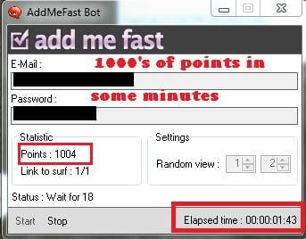 get u BOT for addmefast with the help of u can get more than 10,000+ facebook likes or twitter followers