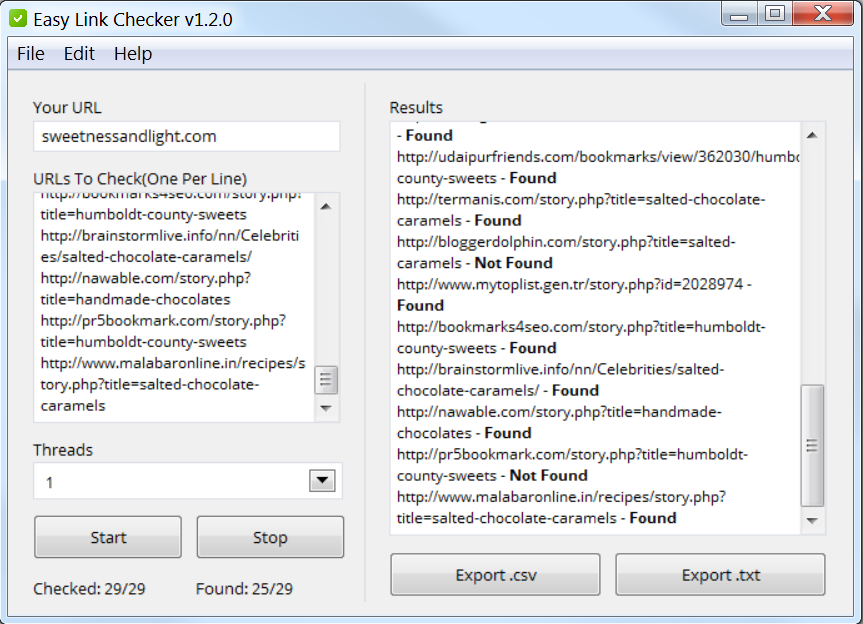 Easy Backlink Checker - Automate Your Backlink Checking! - 30 Day Money Back Guarantee