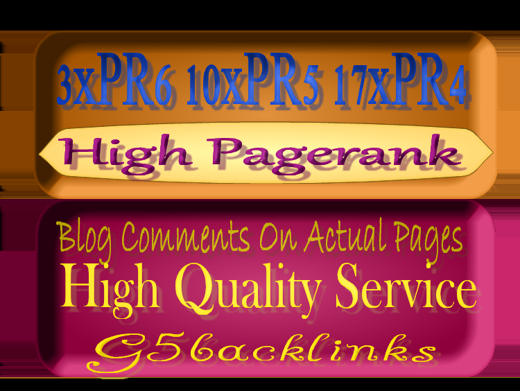 35 Best Quality Dofollow High PR Actual Pages 