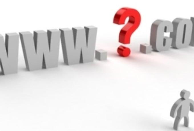 will find best domain name for your niche and suggest best hosting company 