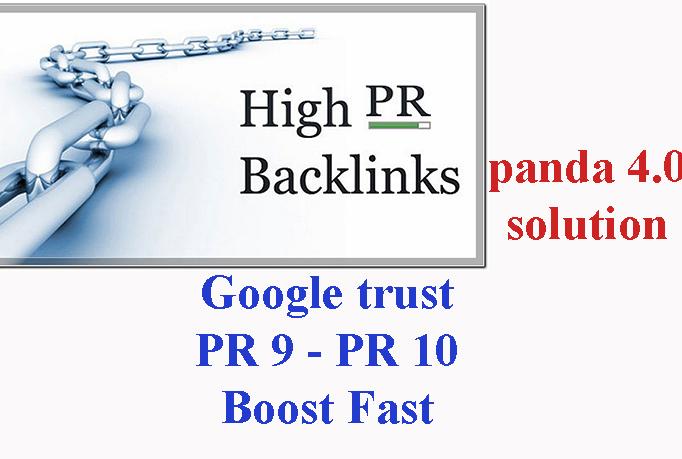 do 30 pr9 - pr10 backlinks manually 