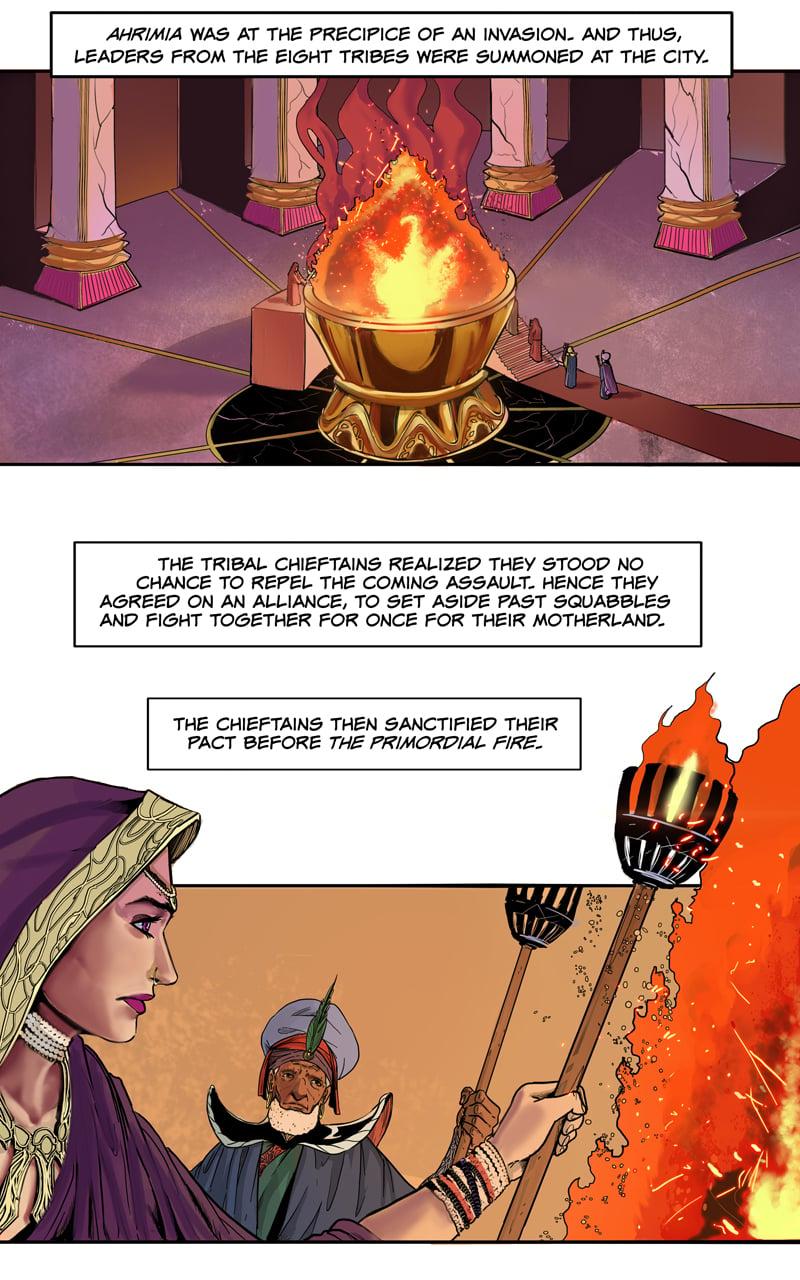 Create a comic page for your story