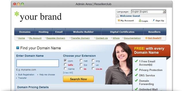 I will create a resellerclub so you can sell domains for $5