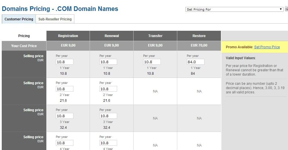 I will create a resellerclub so you can sell domains for $5