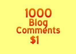 create 1000 Backlinks for Any Website using blog comments