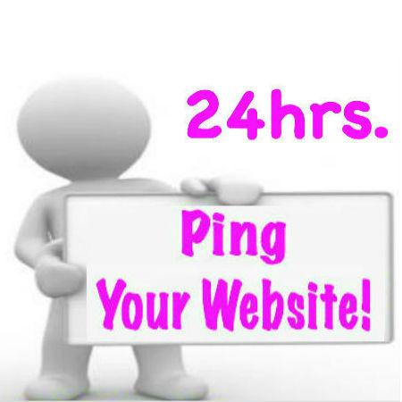 I will          Ping Your website to 2200 + Different Websites In 24 Hrs.