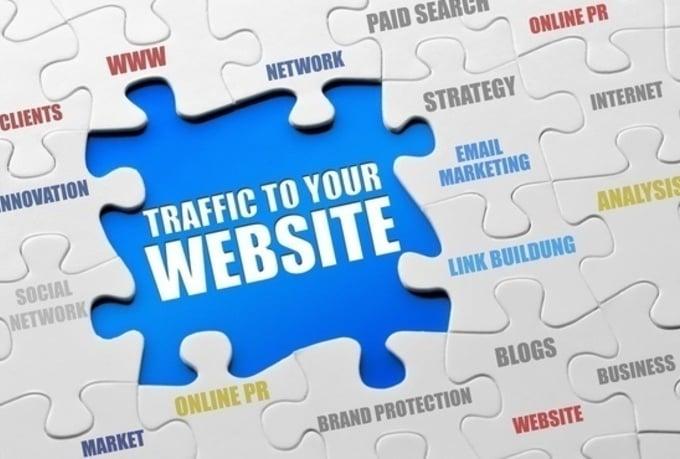 drive 20,000 targeted genuine real traffic to your website