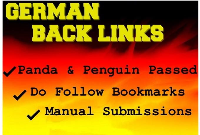 I will provide 30 high quality and safe Germany back links 
