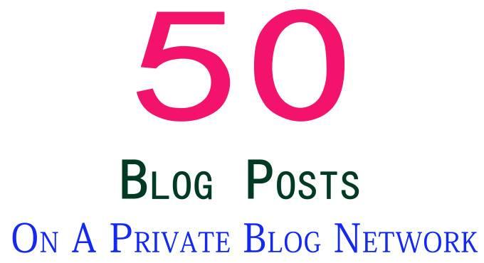  I will create 100 blog posts on a private blog network in 24 hours