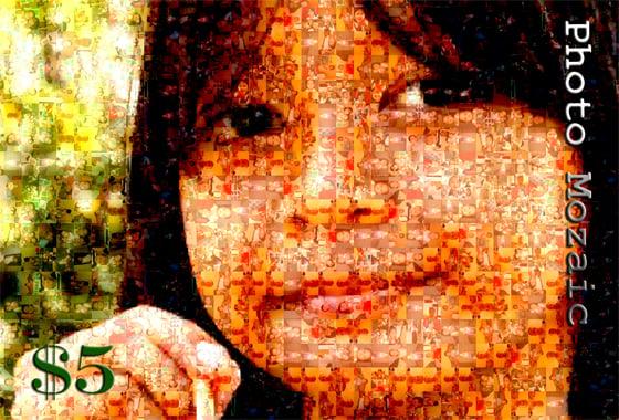 I will transform your photos into beautiful  MOZAIC