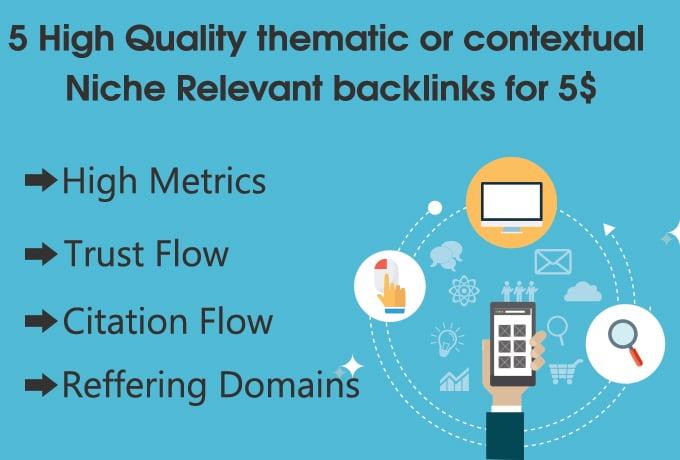 offer 5 High Metrics Niche Relevant blog comments Backlinks with Contextual Comments + Guaranteed Serp in 30 days