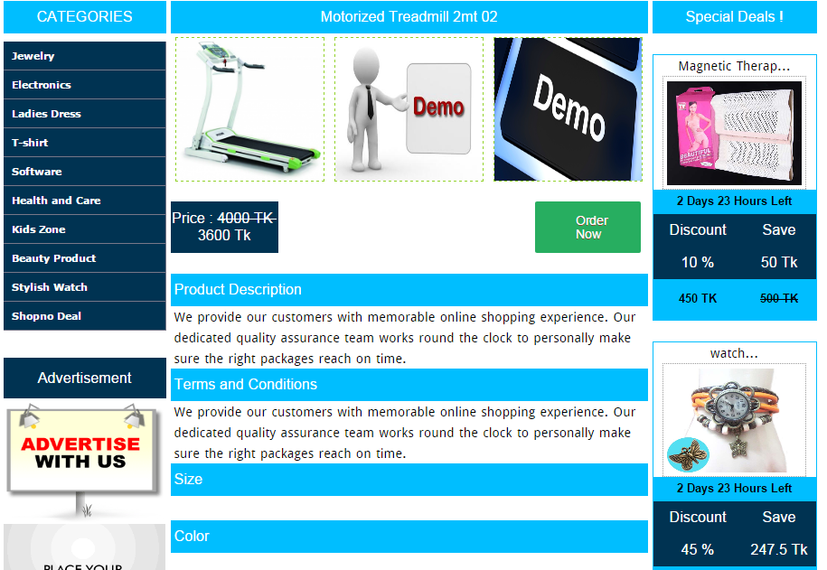 eShop - PHP Base Online Shopping Cart, Online E-commerce Script