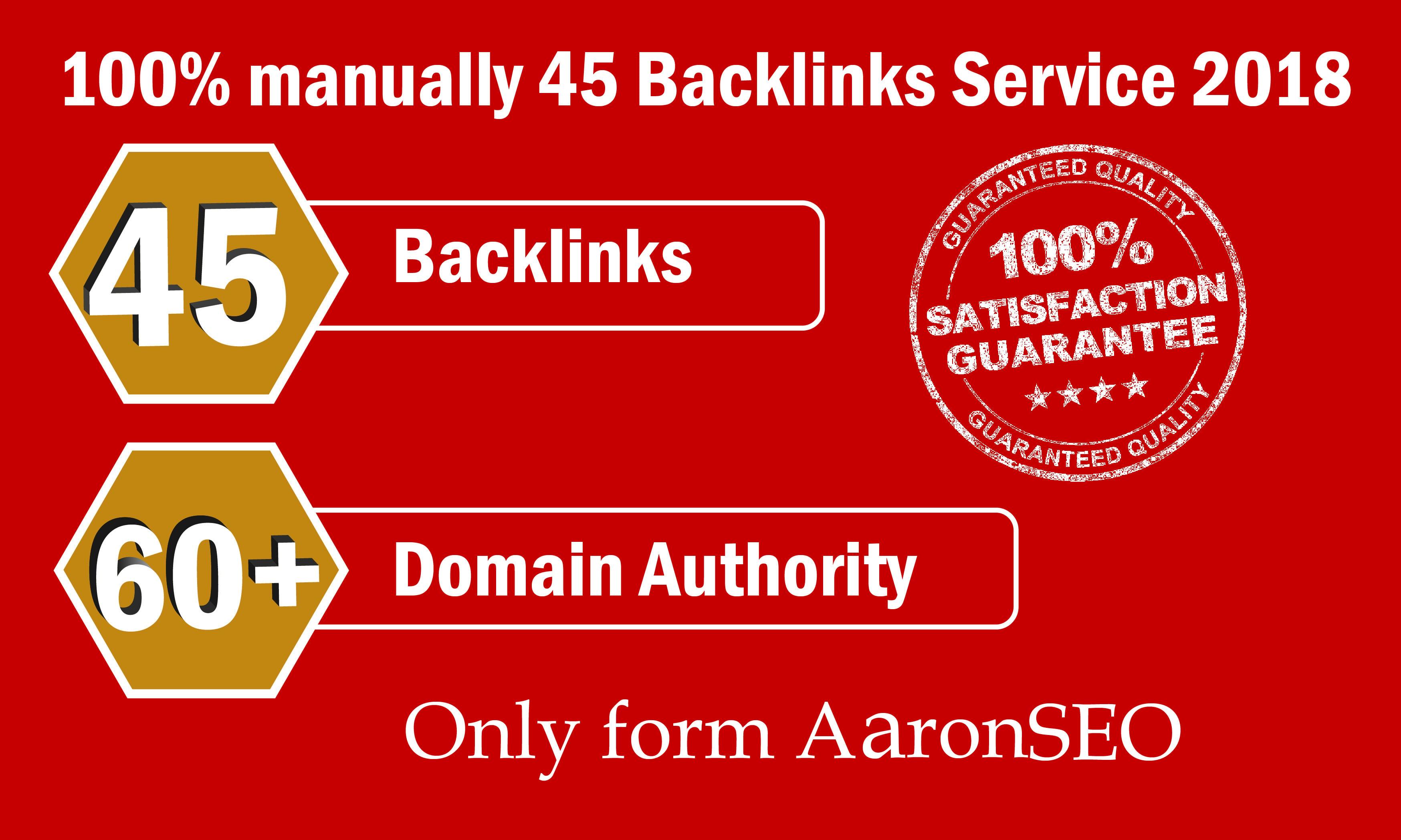 Limited Time- 45 Backlinks from High DA-60+ Domains-Skyrocket your Google RANKINGS NOW