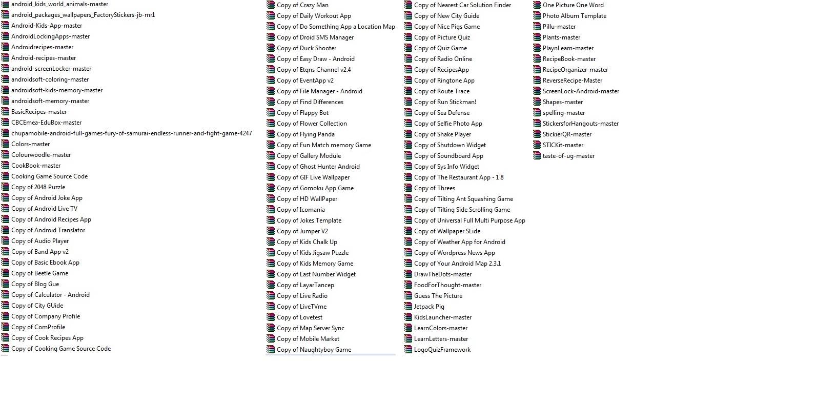 give open source android apps