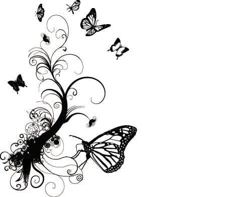 i will give you grungy luxuriant foliage vector