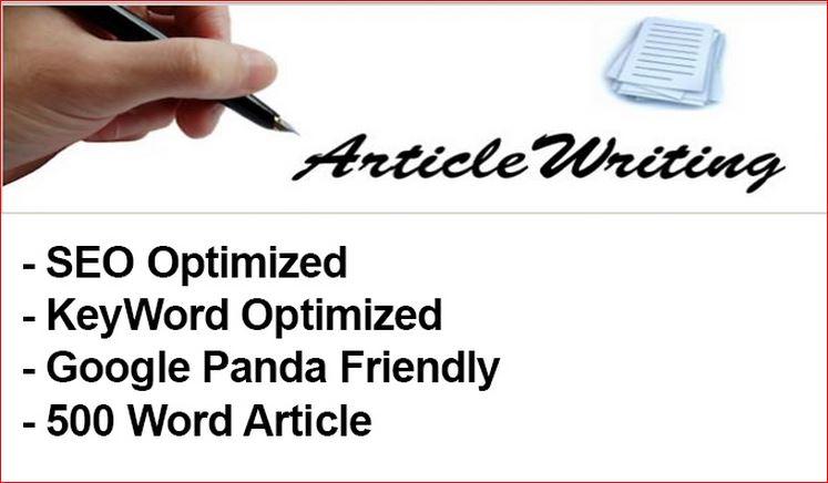 I will Write 2 articles of 500+ words with SEO Optimisation