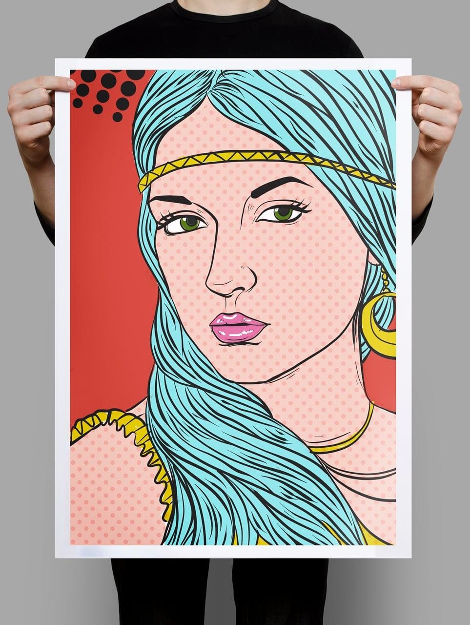 I will draw YOUR PHOTOS into Pop ART comic style 