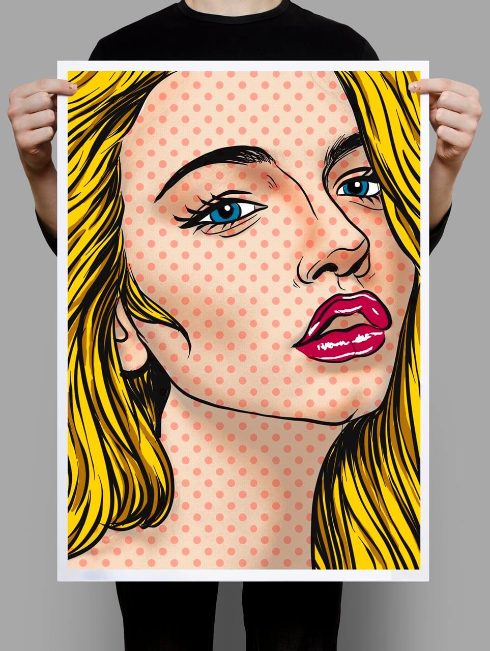 I will draw YOUR PHOTOS into Pop ART comic style 