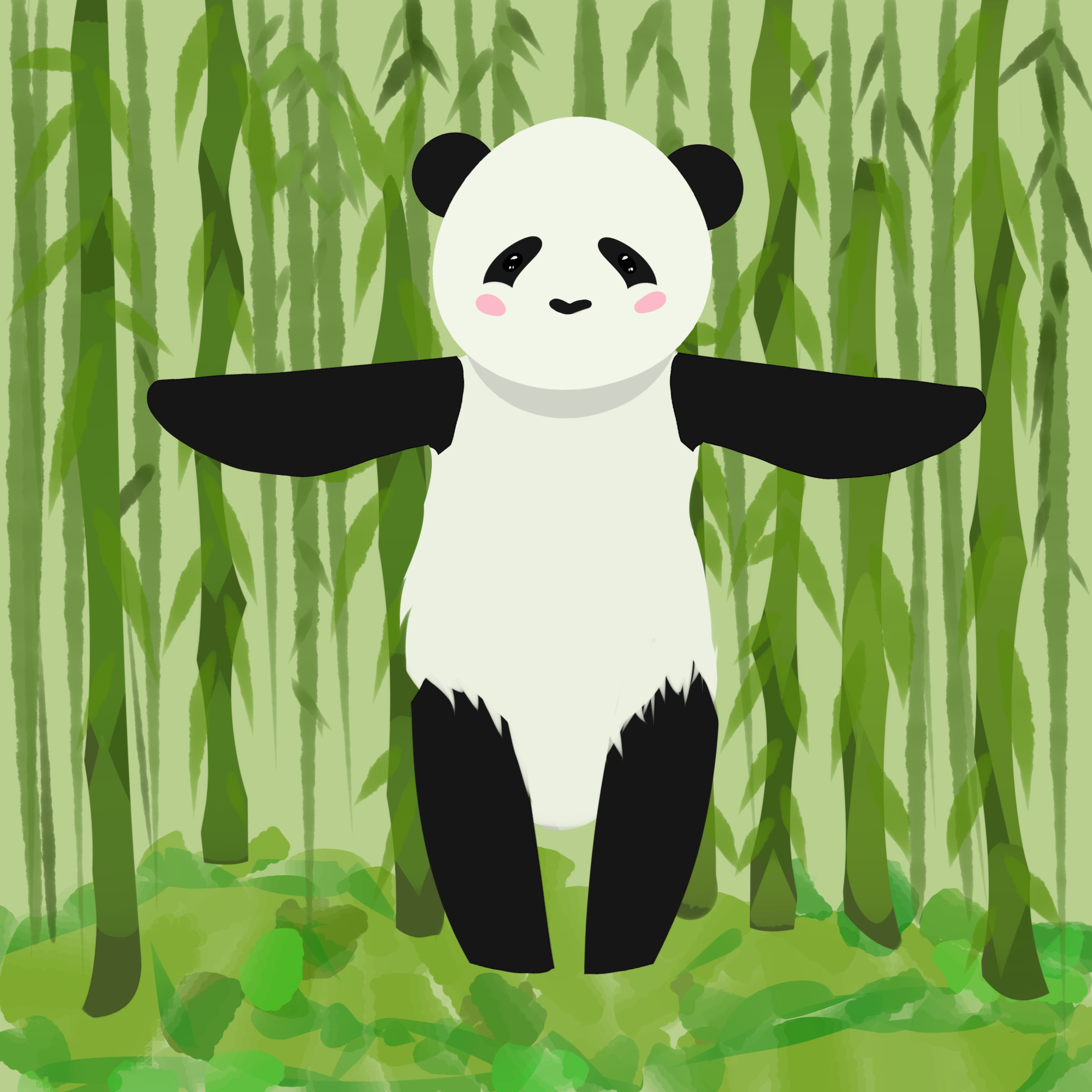 I will design a cute piece of artwork