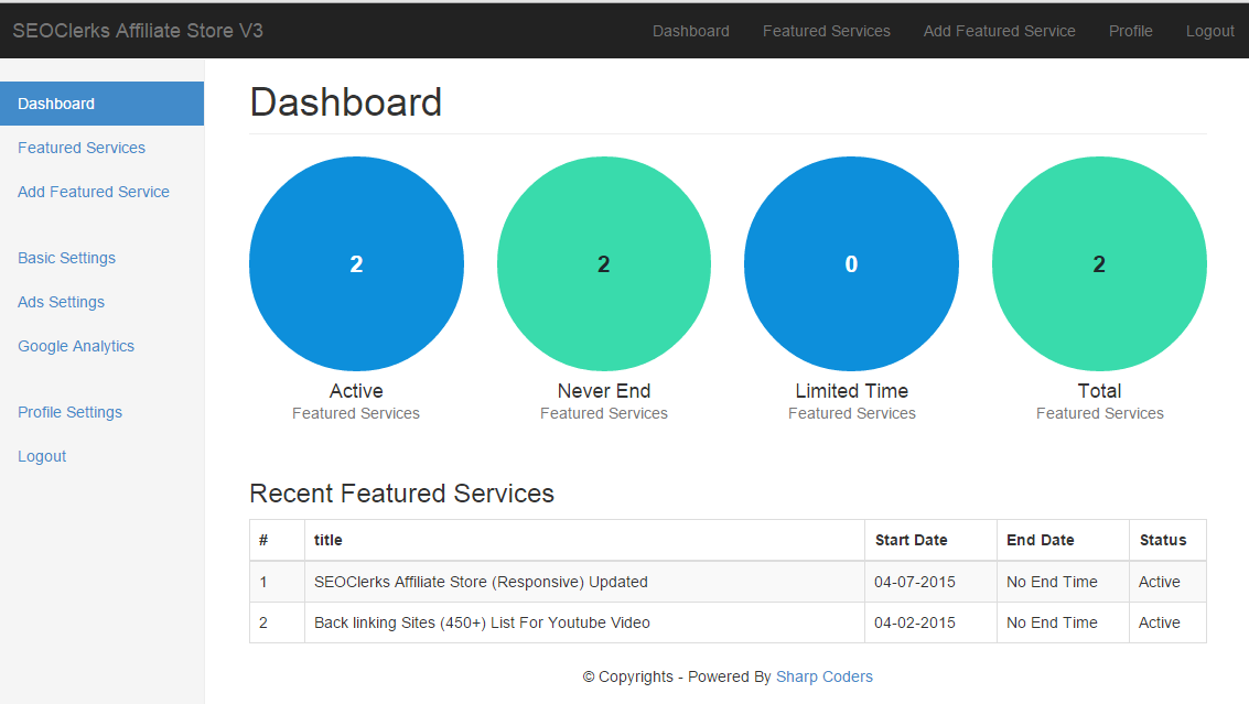 SEOClerks Affiliate Store Advanced 2017