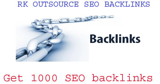 High PR quality 1000 backlinks
