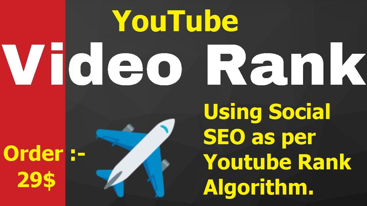 RANK #1 YOUTUBE VIDEO USING SEO WITH GURANTEE