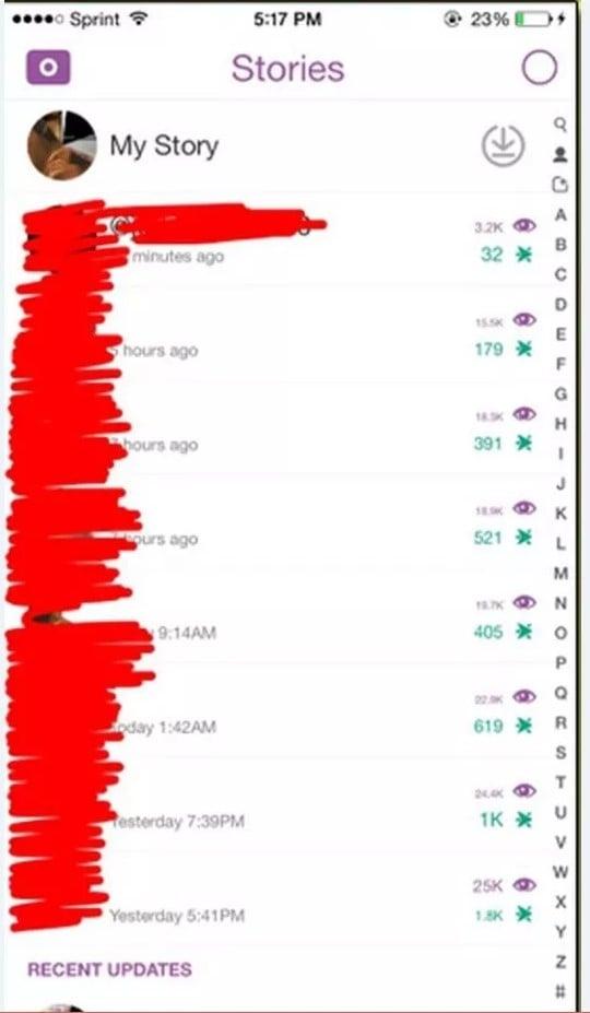 Shoutout on my famous snapchat