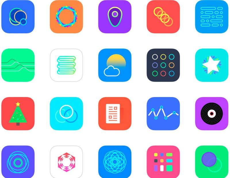 I will design iOS7 iOS8 flat mobile app icon 