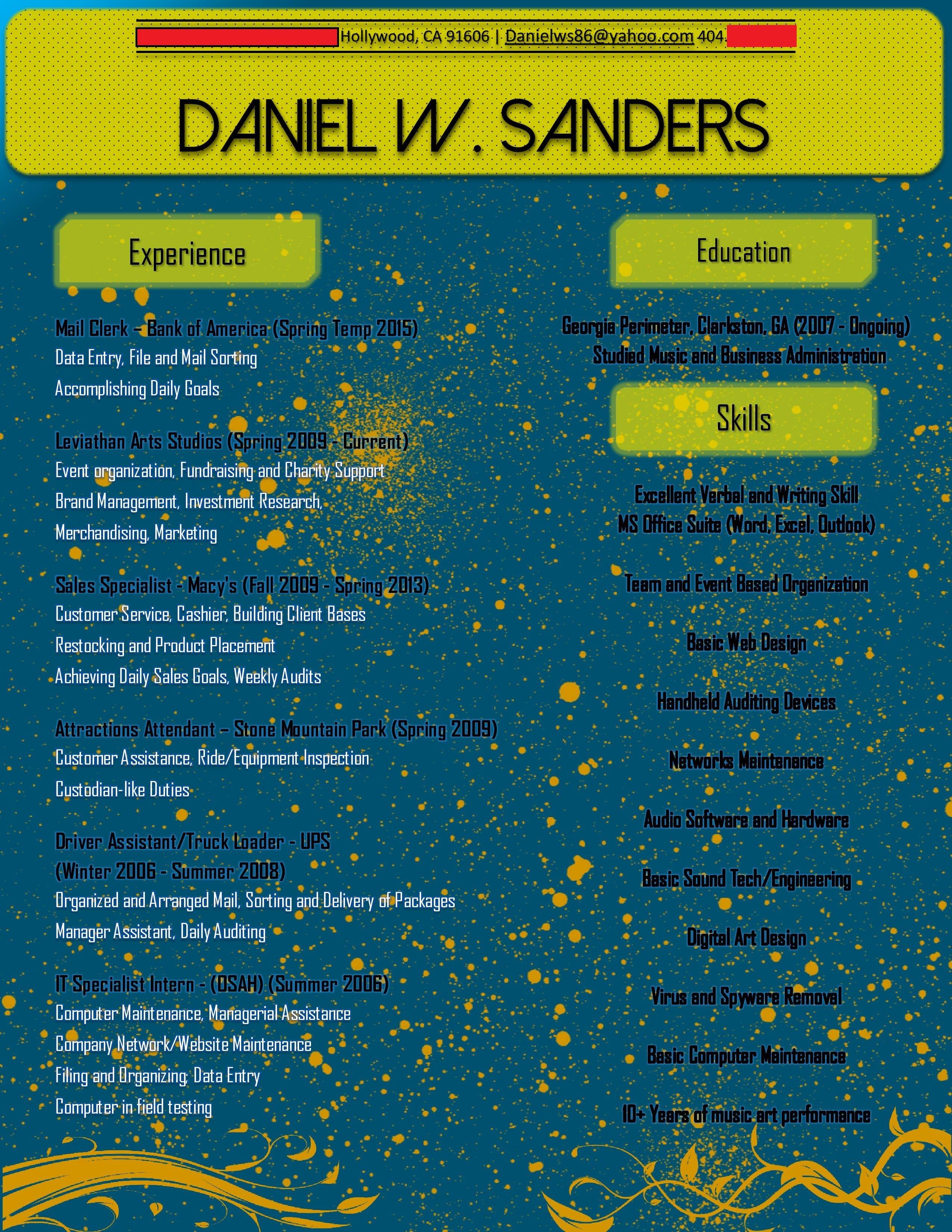 Redesign your Resume